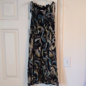 Sleeveless Ruffle Party Dress